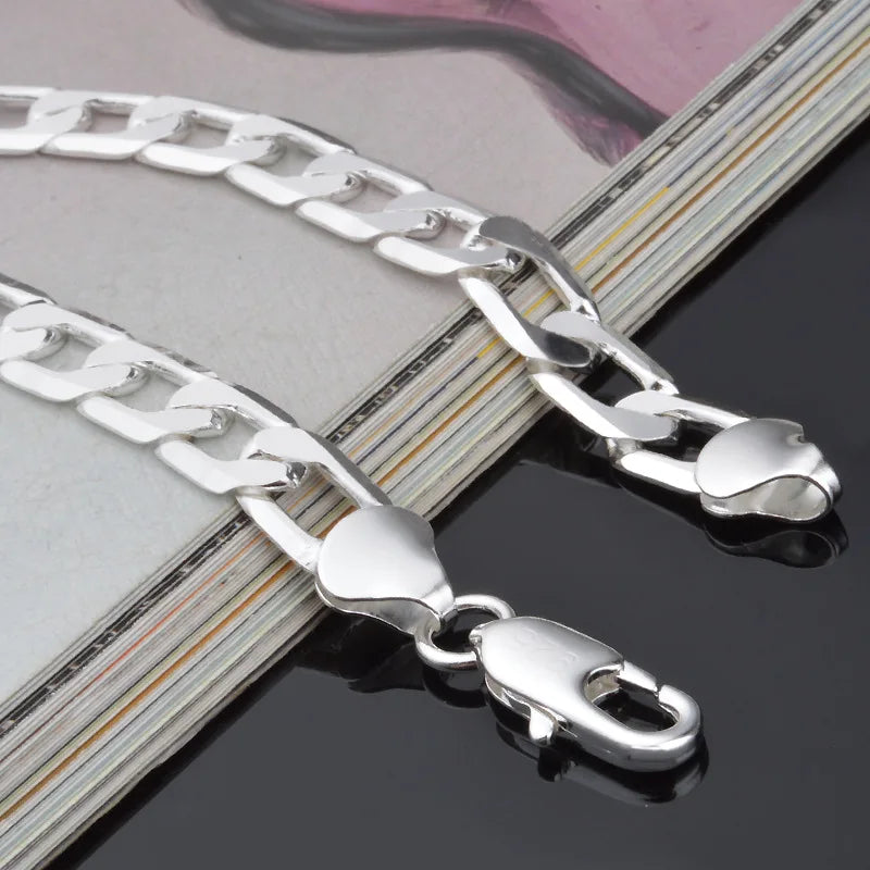 Bracelet en argent Sterling 925, bijoux pour hommes et femmes.